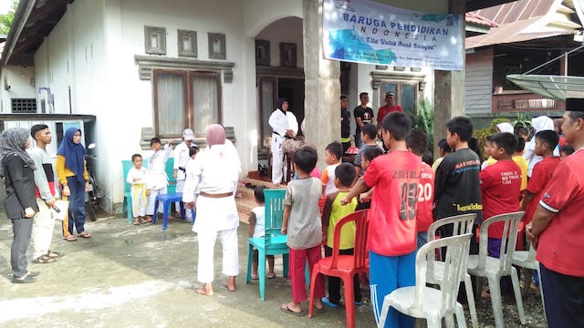 Baruga Pendidikan Indonesia Beri Pelatihan Karate di Bone
