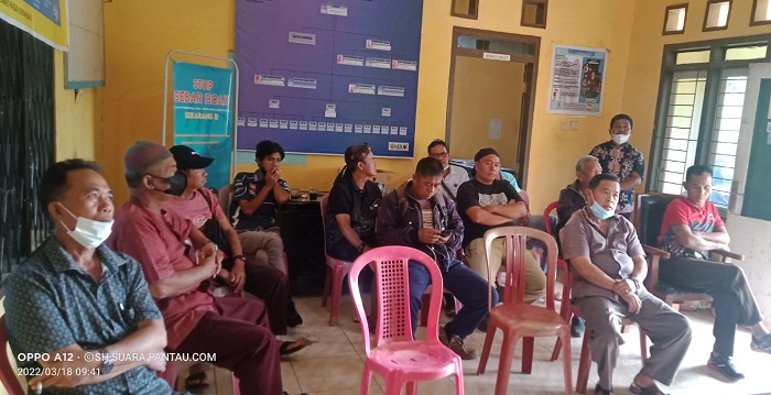 Rapat koordinasi vaksinasi Kelurahan Padang Lekat, Kabupaten Kepahiang - SUARAPANTAU.COM/Sudi Hardiyanto
