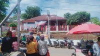 Suasana Kantor Pos Penyaluran Bantuan BLT Kecamatan Bermani Ilir Kabupaten Kepahiang (27/11/2022). SUARAPANTAU.COM