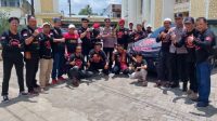 Polsek Segeri Pangkep Pengamanan Jalur Supporter PSM dari Makassar ke Parepare