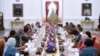 Presiden Jokowi saat Menggelar Pertemuan dengan Sejumlah Pemimpin Media