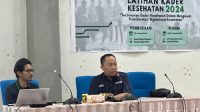 Asri Tadda Narasumber Latihan Kader Kesehatan (LKKes) Lembaga Kesehatan Mahasiswa Islam (LKMI) HMI Cabang Makassar Timur (6/1/2024)